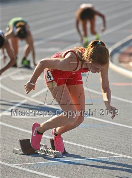 Thumbnail 1 in CIF CS Masters Championships (Girls Track Events) photogallery.