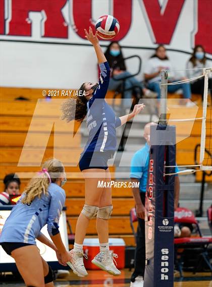 Thumbnail 3 in Downey @ Pleasant Grove (CIF SJS D1 Playoff) photogallery.