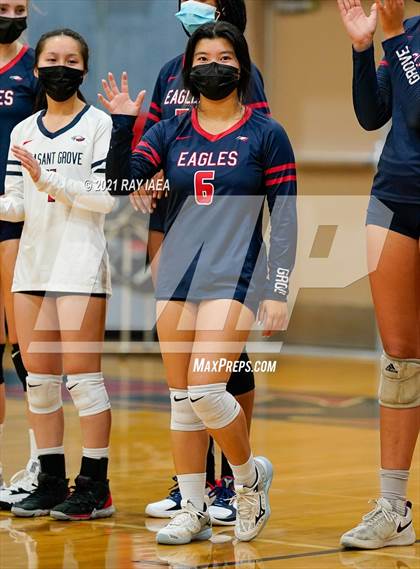 Thumbnail 3 in Downey @ Pleasant Grove (CIF SJS D1 Playoff) photogallery.