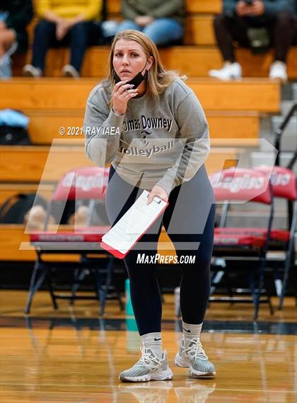 Thumbnail 2 in Downey @ Pleasant Grove (CIF SJS D1 Playoff) photogallery.