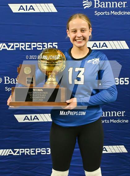 Thumbnail 3 in Valley Christian vs. Snowflake (AIA 3A Final - Awards) photogallery.