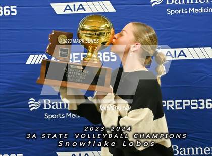 Thumbnail 3 in Valley Christian vs. Snowflake (AIA 3A Final - Awards) photogallery.