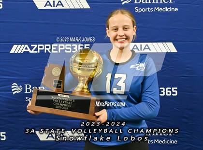 Thumbnail 3 in Valley Christian vs. Snowflake (AIA 3A Final - Awards) photogallery.