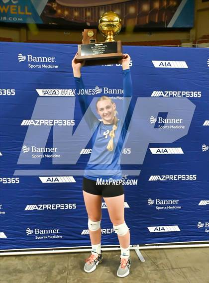 Thumbnail 2 in Valley Christian vs. Snowflake (AIA 3A Final - Awards) photogallery.