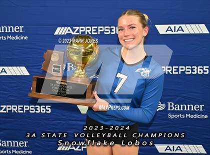 Thumbnail 1 in Valley Christian vs. Snowflake (AIA 3A Final - Awards) photogallery.