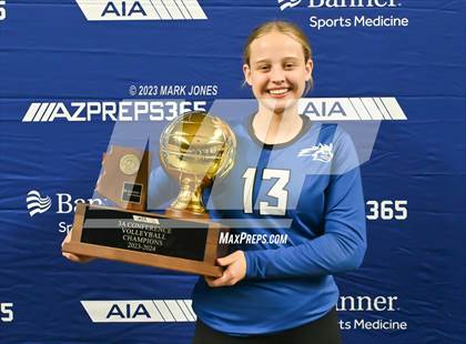 Thumbnail 2 in Valley Christian vs. Snowflake (AIA 3A Final - Awards) photogallery.