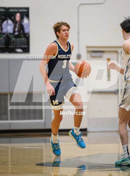 Thumbnail 3 in Middleton @ Meridian (IHSAA 5A District III Round 1) photogallery.