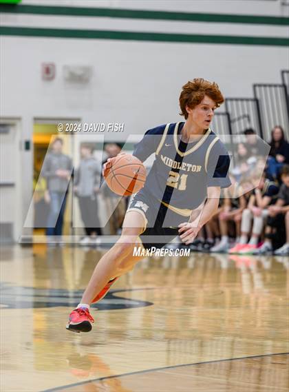 Thumbnail 3 in Middleton @ Meridian (IHSAA 5A District III Round 1) photogallery.