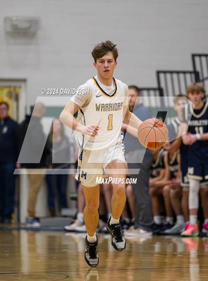 Thumbnail 3 in Middleton @ Meridian (IHSAA 5A District III Round 1) photogallery.