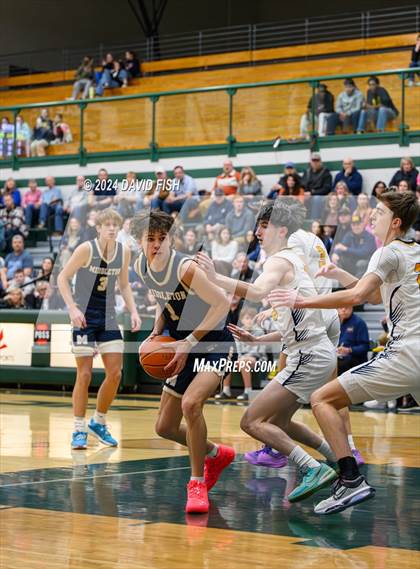 Thumbnail 1 in Middleton @ Meridian (IHSAA 5A District III Round 1) photogallery.