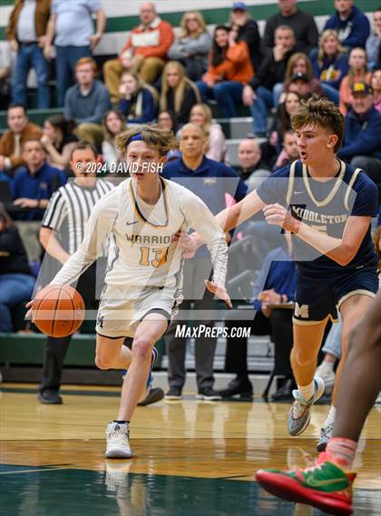 Thumbnail 3 in Middleton @ Meridian (IHSAA 5A District III Round 1) photogallery.