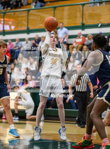Thumbnail 2 in Middleton @ Meridian (IHSAA 5A District III Round 1) photogallery.