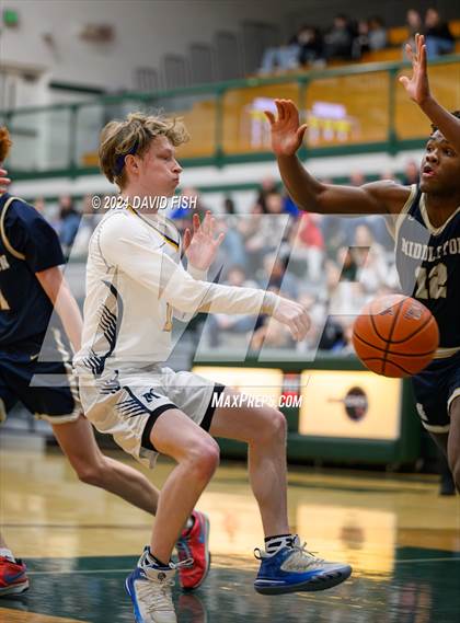 Thumbnail 1 in Middleton @ Meridian (IHSAA 5A District III Round 1) photogallery.