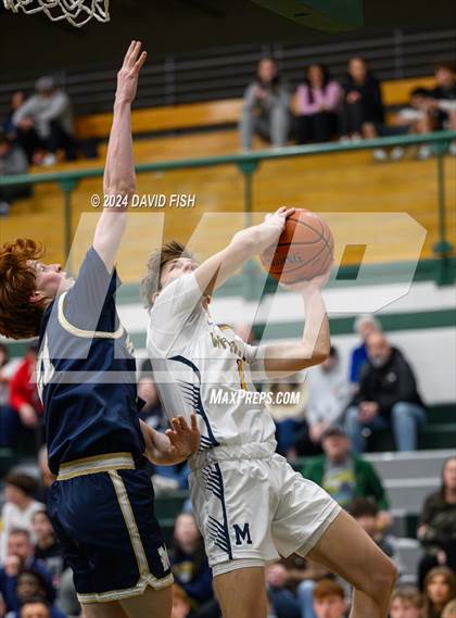 Thumbnail 3 in Middleton @ Meridian (IHSAA 5A District III Round 1) photogallery.