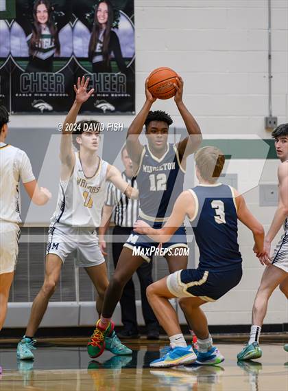 Thumbnail 1 in Middleton @ Meridian (IHSAA 5A District III Round 1) photogallery.
