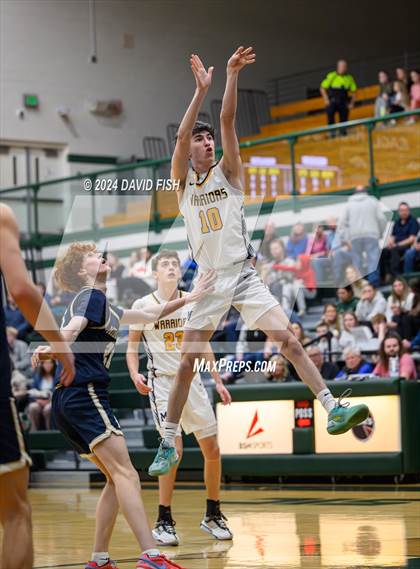 Thumbnail 1 in Middleton @ Meridian (IHSAA 5A District III Round 1) photogallery.