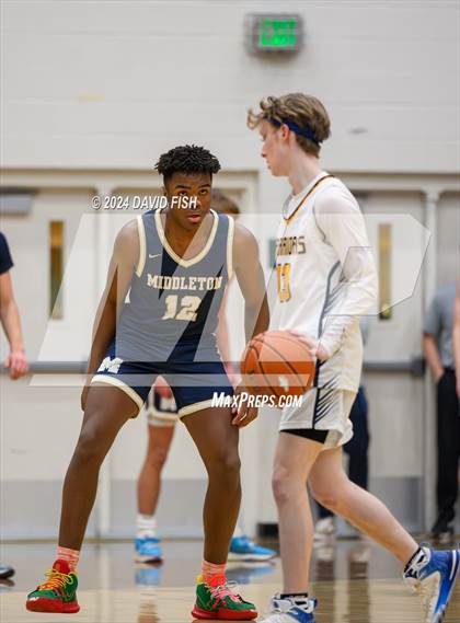 Thumbnail 3 in Middleton @ Meridian (IHSAA 5A District III Round 1) photogallery.
