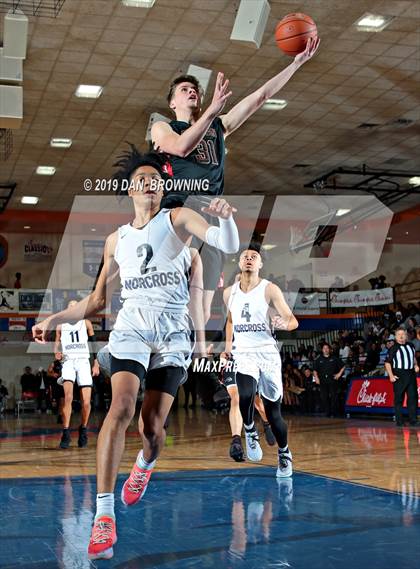 Thumbnail 1 in Norcross vs. Salesian College Preparatory (Chick-Fil-A Classic) photogallery.