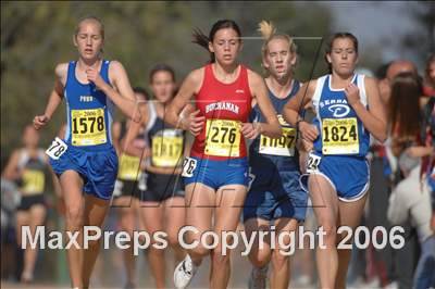 Thumbnail 2 in CIF State Cross Country Championships (D1 Girls) photogallery.