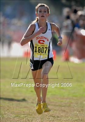 Thumbnail 1 in CIF State Cross Country Championships (D1 Girls) photogallery.