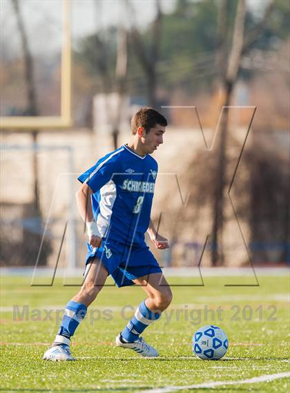 Thumbnail 2 in Brentwood v Webster Schroeder (NYSPHSAA Class AA Semifinal) photogallery.