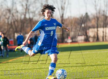 Thumbnail 3 in Brentwood v Webster Schroeder (NYSPHSAA Class AA Semifinal) photogallery.