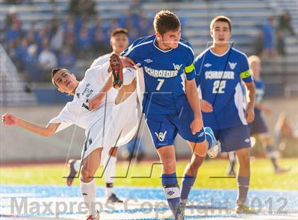 Thumbnail 3 in Brentwood v Webster Schroeder (NYSPHSAA Class AA Semifinal) photogallery.