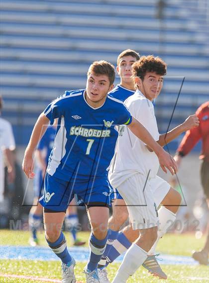 Thumbnail 2 in Brentwood v Webster Schroeder (NYSPHSAA Class AA Semifinal) photogallery.