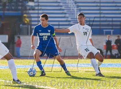 Thumbnail 1 in Brentwood v Webster Schroeder (NYSPHSAA Class AA Semifinal) photogallery.