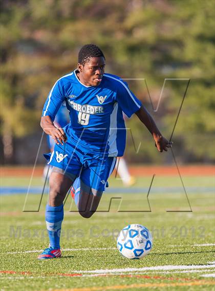 Thumbnail 2 in Brentwood v Webster Schroeder (NYSPHSAA Class AA Semifinal) photogallery.
