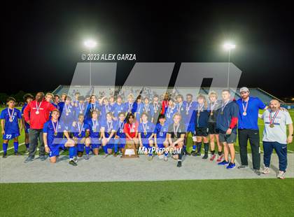 Thumbnail 3 in Allen vs Dripping Springs (UIL 6A Soccer  Semifinal) photogallery.