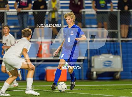 Thumbnail 2 in Allen vs Dripping Springs (UIL 6A Soccer  Semifinal) photogallery.