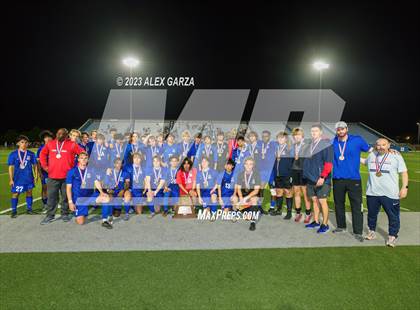 Thumbnail 2 in Allen vs Dripping Springs (UIL 6A Soccer  Semifinal) photogallery.