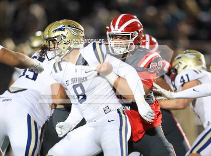 Thumbnail 1 in St. John Bosco vs Mater Dei (CIF SS Div 1 Final) photogallery.