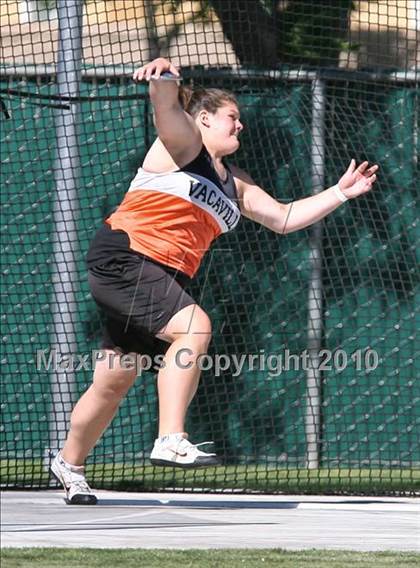 Thumbnail 3 in CIF State Championships (Prelims - Girls Discus) photogallery.