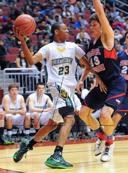 Thumbnail 1 in Scottsdale Christian Academy vs. Gilbert Christian (AIA D3 Semifinals) photogallery.