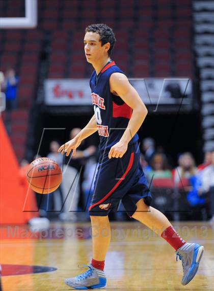 Thumbnail 3 in Scottsdale Christian Academy vs. Gilbert Christian (AIA D3 Semifinals) photogallery.