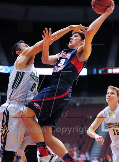 Thumbnail 1 in Scottsdale Christian Academy vs. Gilbert Christian (AIA D3 Semifinals) photogallery.