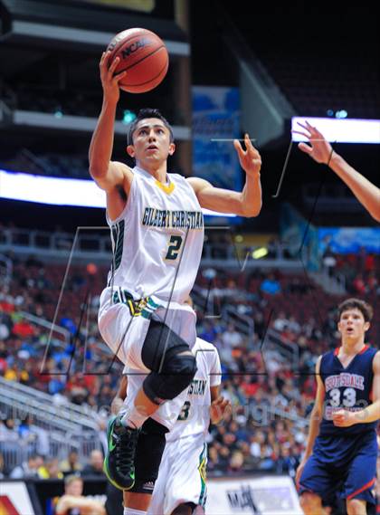 Thumbnail 3 in Scottsdale Christian Academy vs. Gilbert Christian (AIA D3 Semifinals) photogallery.