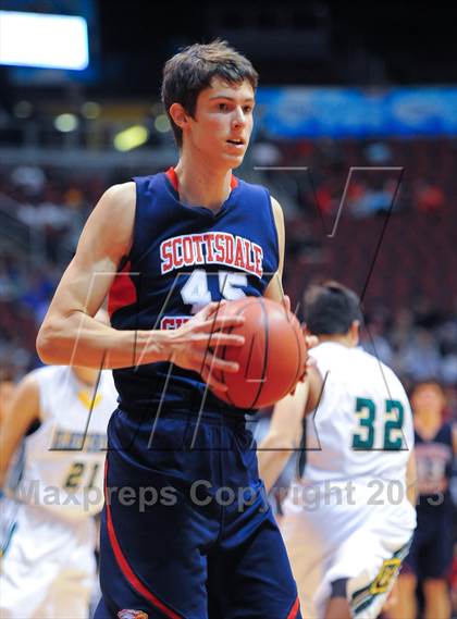 Thumbnail 3 in Scottsdale Christian Academy vs. Gilbert Christian (AIA D3 Semifinals) photogallery.