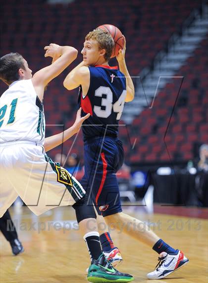 Thumbnail 2 in Scottsdale Christian Academy vs. Gilbert Christian (AIA D3 Semifinals) photogallery.