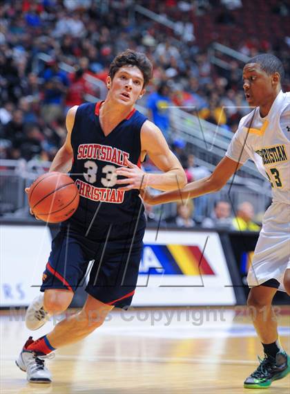 Thumbnail 2 in Scottsdale Christian Academy vs. Gilbert Christian (AIA D3 Semifinals) photogallery.