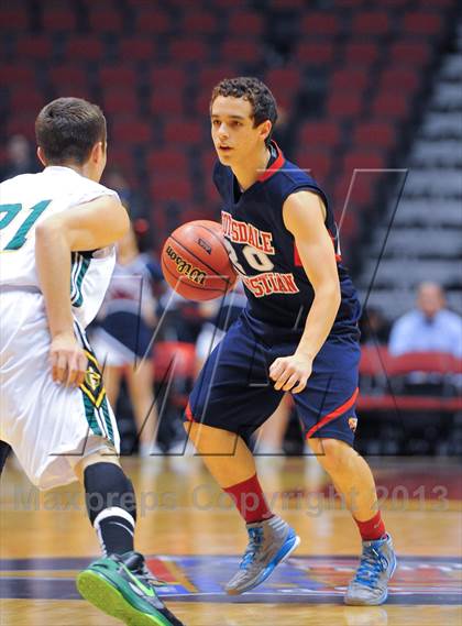 Thumbnail 2 in Scottsdale Christian Academy vs. Gilbert Christian (AIA D3 Semifinals) photogallery.
