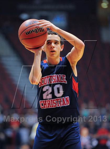 Thumbnail 3 in Scottsdale Christian Academy vs. Gilbert Christian (AIA D3 Semifinals) photogallery.