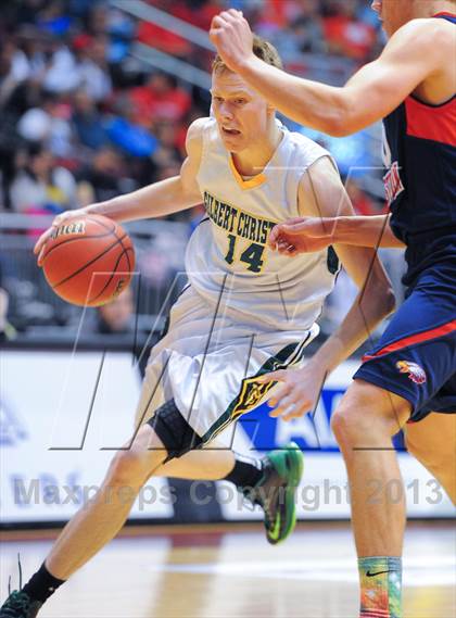 Thumbnail 3 in Scottsdale Christian Academy vs. Gilbert Christian (AIA D3 Semifinals) photogallery.