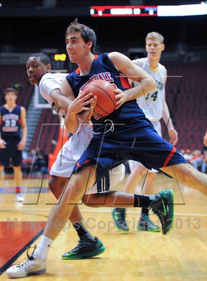 Thumbnail 3 in Scottsdale Christian Academy vs. Gilbert Christian (AIA D3 Semifinals) photogallery.