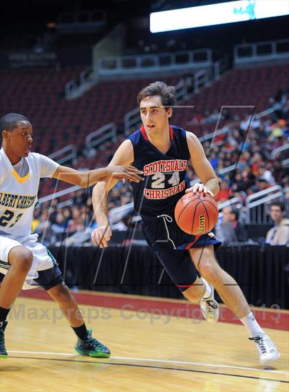 Thumbnail 2 in Scottsdale Christian Academy vs. Gilbert Christian (AIA D3 Semifinals) photogallery.