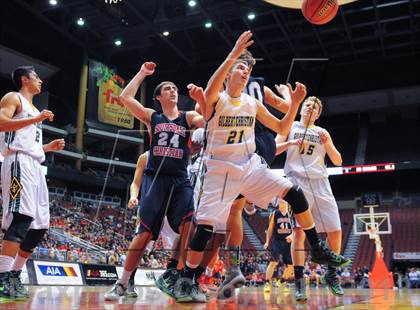Thumbnail 2 in Scottsdale Christian Academy vs. Gilbert Christian (AIA D3 Semifinals) photogallery.