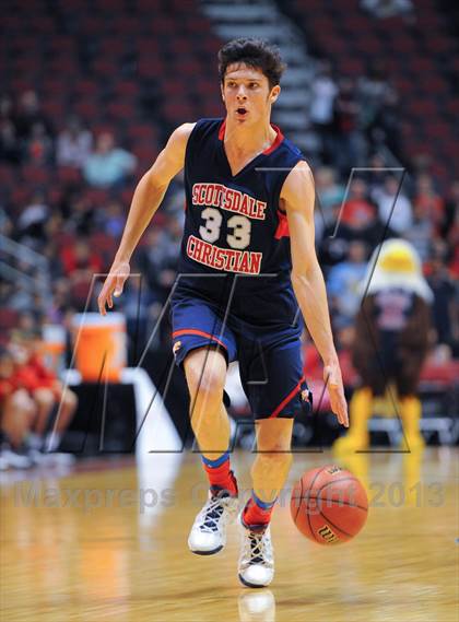 Thumbnail 2 in Scottsdale Christian Academy vs. Gilbert Christian (AIA D3 Semifinals) photogallery.