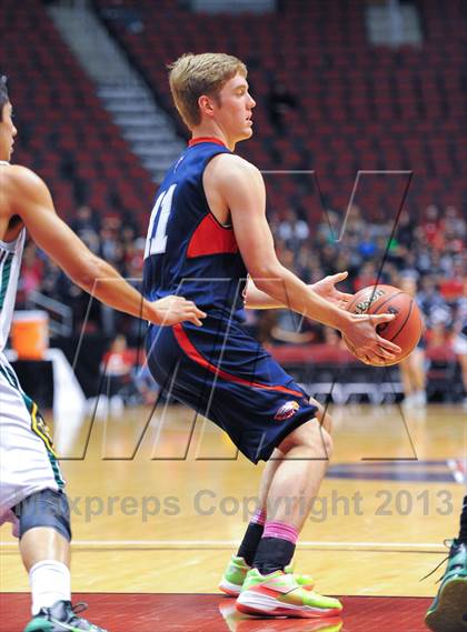 Thumbnail 3 in Scottsdale Christian Academy vs. Gilbert Christian (AIA D3 Semifinals) photogallery.